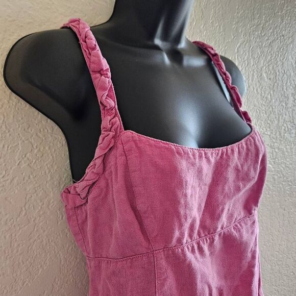 Zara Linen Blend Dress - Picture 3 of 9